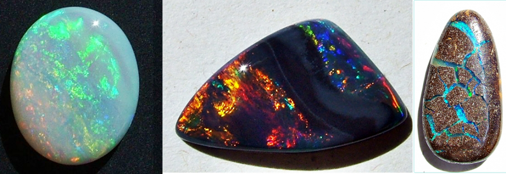 Opal white black metrix
