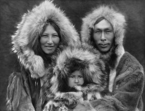 Inupiat Family from Noatak, Alaska